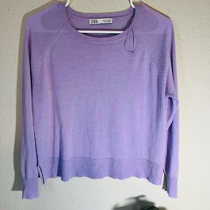 Zara lilac sweater